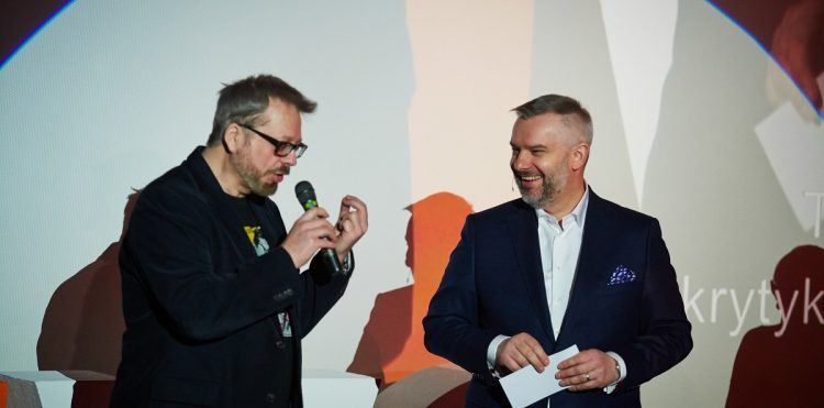 Mariusz Gaca i Tomasz Raczek na konferencji Orange Love