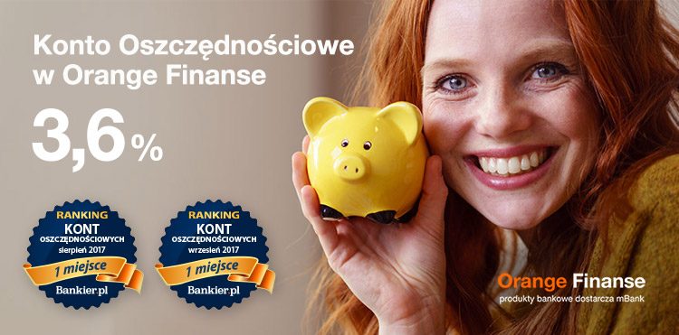 Orange Finanse z najlepszym Kontem Oszczędnościowym wg Bankier.pl