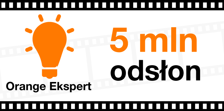 5 mln odsłon filmów Orange Ekspert