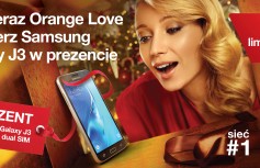 Święta to wyjątkowa okazja, by sprawić radość całej rodzinie. W ofercie świątecznej Orange można znaleźć pomysły na atrakcyjne prezenty pod choinkę dla bliskich. Kupując pakiet Orange Love, klienci otrzymają smartfon Samsung Galaxy J3 (2016) dual SIM za 1 zł. Ponadto mogą dokupić zestaw dwóch urządzeń za 0 zł na start w korzystnych ratach. Do wyboru są m.in. 55-calowy telewizor Samsung 4K Smart TV ze smartfonem, telewizor z konsolą Xbox One S albo dwa smartfony.