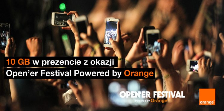 10 GB z okazji Open’er Festival Powered by Orange