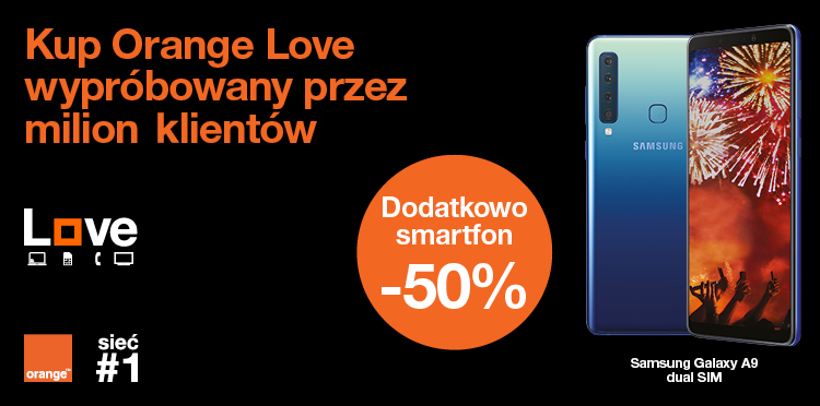 Warto dołączyć do miliona klientów Orange Love i kupić smartfon za pół ceny