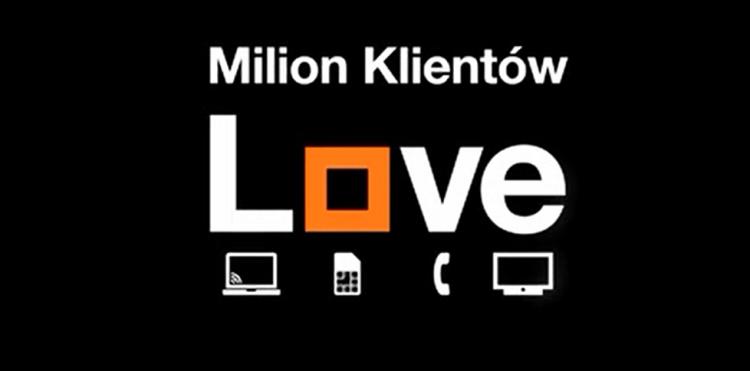 Milion klientów w Orange Love w nowej kampanii