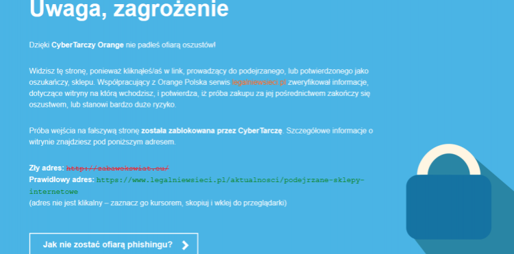 Na pohybel oszustom: CyberTarcza i Legalniewsieci.pl