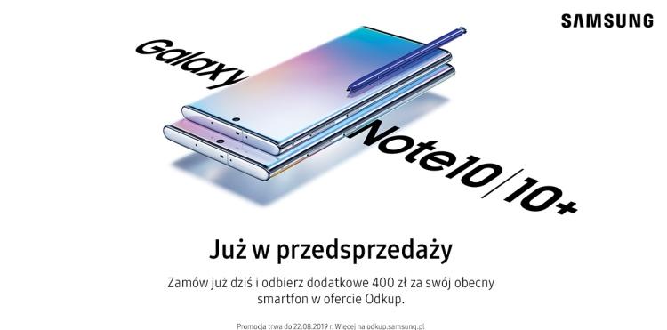 Samsung Galaxy Note 10 i 10+ już w Orange