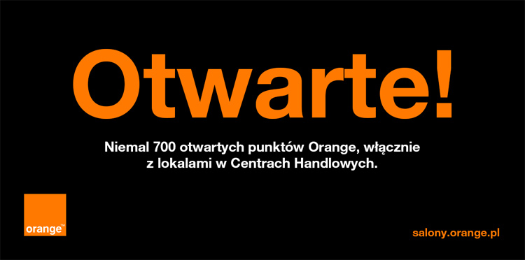 Prawie 700 salonów Orange w całej Polsce