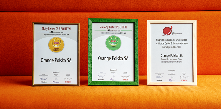 Nagrody CSR dla Orange