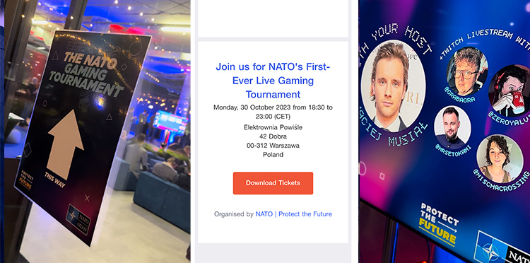 Byłem na imprezie gamingowej… NATO!