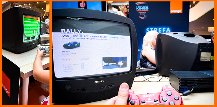 strefa retro E-sport Gaming Kings Tournaments powered by Orange