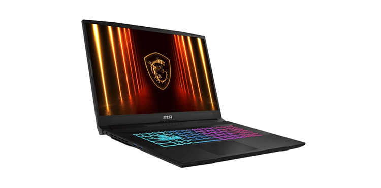 msi katana laptop gamingowy orange