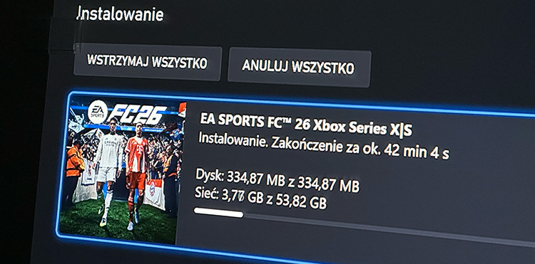 instalacja xbox fc26