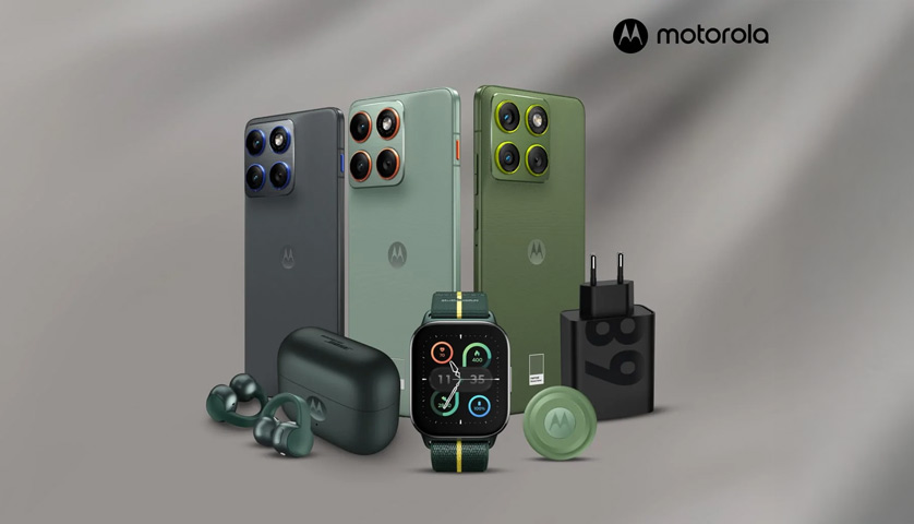 Motorola z prezentami, tablet i nowy router