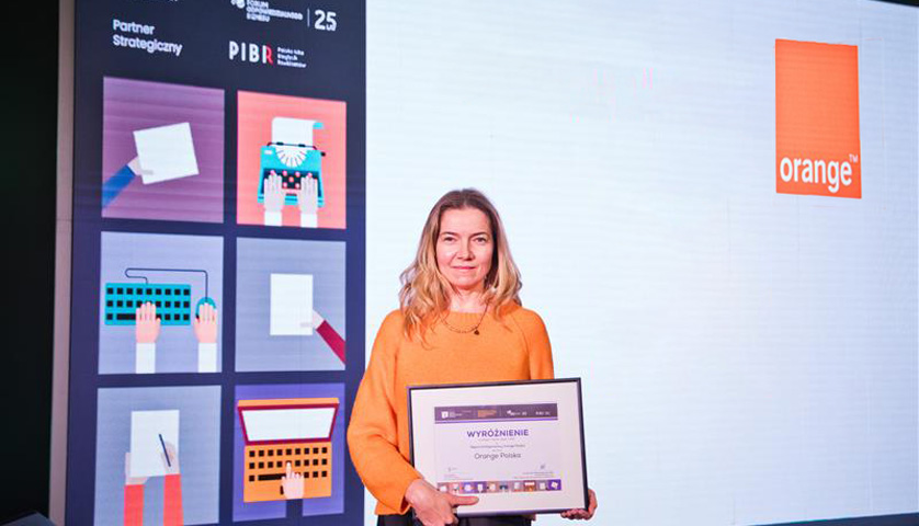 Raport zrównoważonego rozwoju Orange z nagrodą