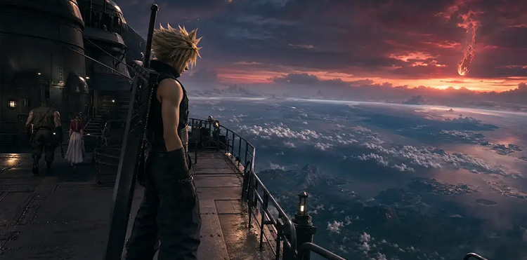 final fantasy 7 gamescom orange